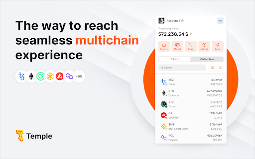 Temple Wallet screenshot