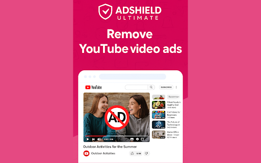 AdShield - Ultimate Ad Blocker for YouTube screenshot