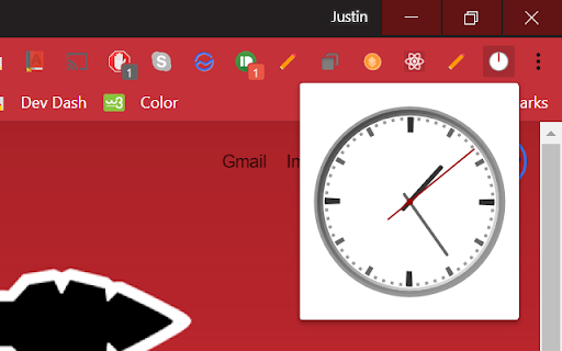 Desktop Clock Mini screenshot