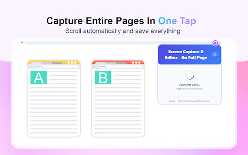 Screen Capture & Editor - Go Full Page screenshot