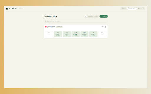 Time Blocker screenshot