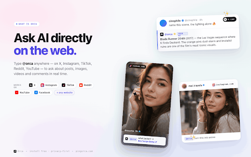 Orca — Mention AI Anywhere screenshot