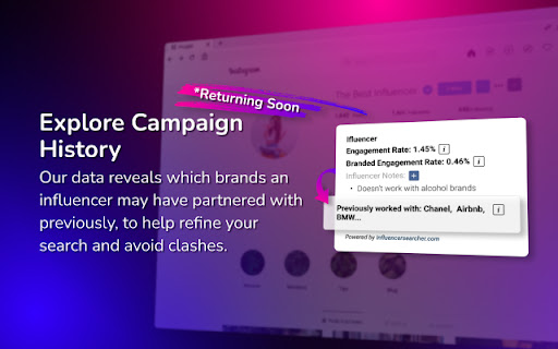 Influencer Searcher Engagement Calculator screenshot
