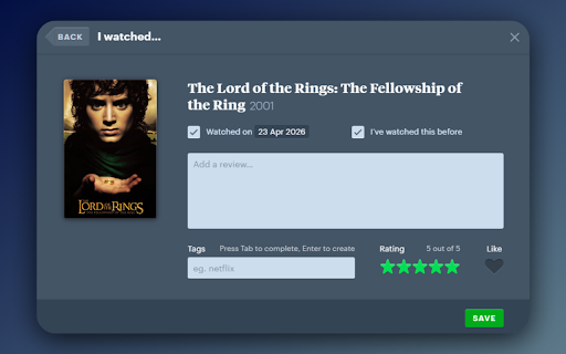 RateSync - Sync Letterboxd Rating to IMDb screenshot