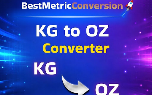 KG to OZ Converter & Custom PDF Conversion - BestMetricConversion screenshot