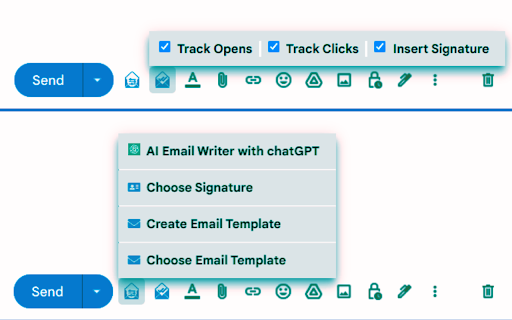 GoEmailTracker-Email Tracker,Template,chatGPT screenshot