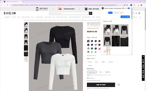 Shein Images Downloader screenshot