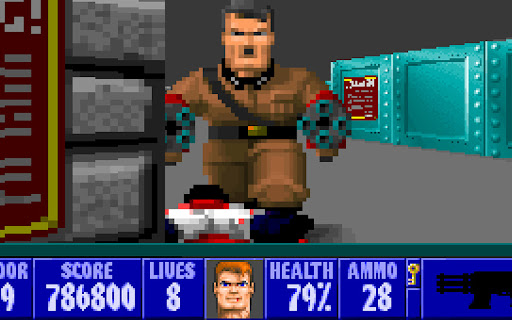 Wolfenstein 3D Game screenshot
