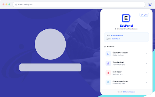 EduPanel - E-Okul Yardımcı Uygulaması screenshot