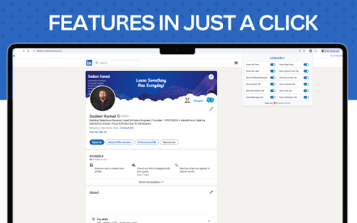 LinkedIn+ screenshot