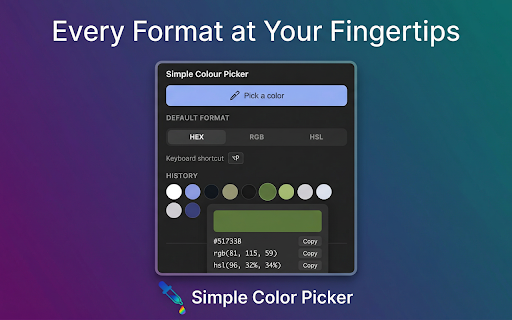 Simple Color Picker screenshot