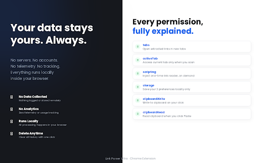 Link Parser Ultra – Extract & Open All Links screenshot