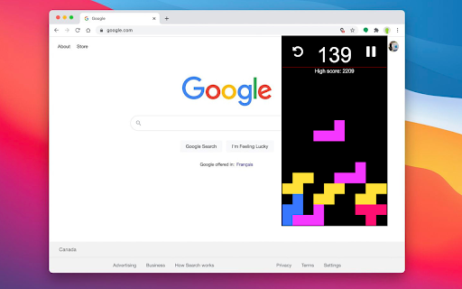 Tetrys - Falling blocks screenshot