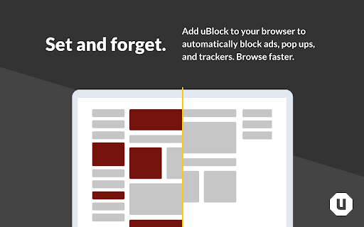 uBlock screenshot