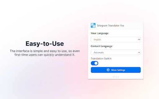 Telegram Translator Pro - Immersive Bilingual Chat Translation screenshot