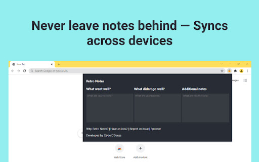 Retro Notes screenshot