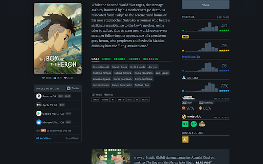 Letterboxd Extras screenshot