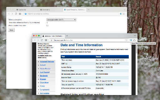 Spoof Timezone screenshot