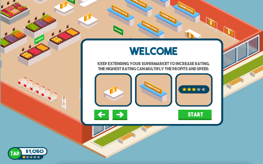 Tap Supermarket - HTML5 Game screenshot