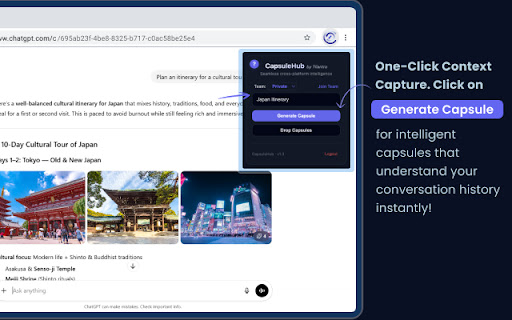 Capsule Hub by Tilantra screenshot