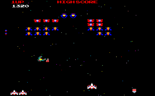 Galaga Unblocked screenshot