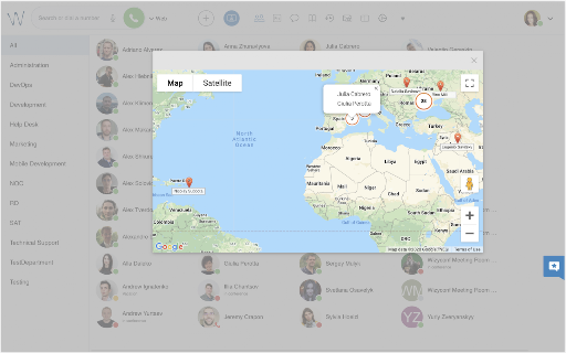 Wildix Collaboration screenshot