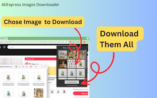AliExpress Images Downloader screenshot