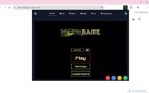 Slope Unblocked screenshot
