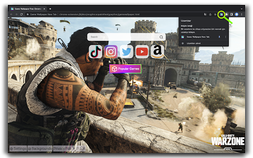 Game Wallpaper New Tab - Live Wallpaper screenshot