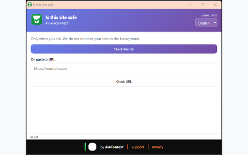 Is this site safe screenshot