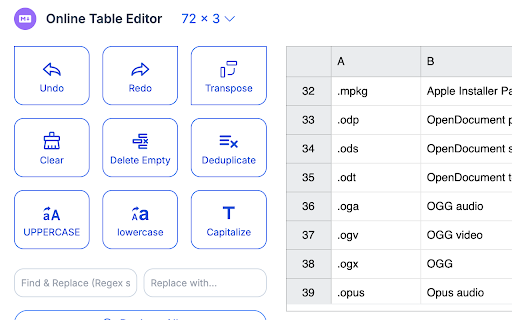Table Detection & Extraction screenshot