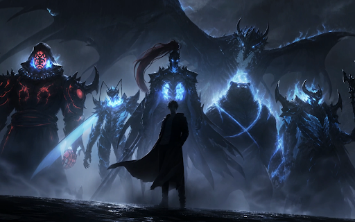 Solo Leveling ​​Shadow King Live Wallpaper screenshot