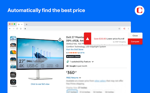 CNET Shopping screenshot