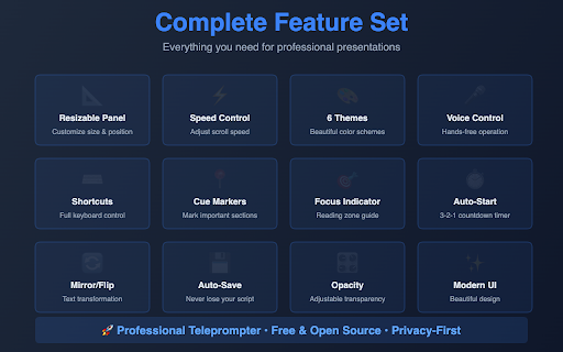 Teleprompter Pro screenshot