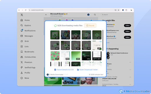 X Media Downloader – Download Twitter/X Images & Videos screenshot