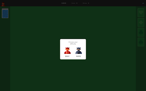 Doodle Solitaire Game Google Chrome screenshot