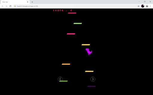 T Rex Doodle Jump Game screenshot