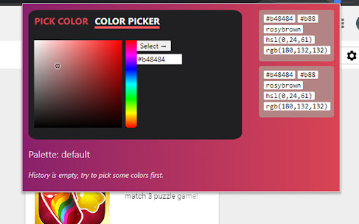Hex Color Picker screenshot