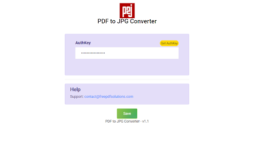 PDF to JPG Converter screenshot