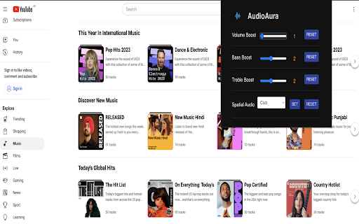 AudioAura screenshot
