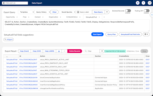 Salesforce Inspector Reloaded screenshot