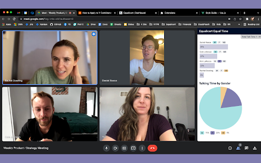 Equal Time for Google Meet screenshot