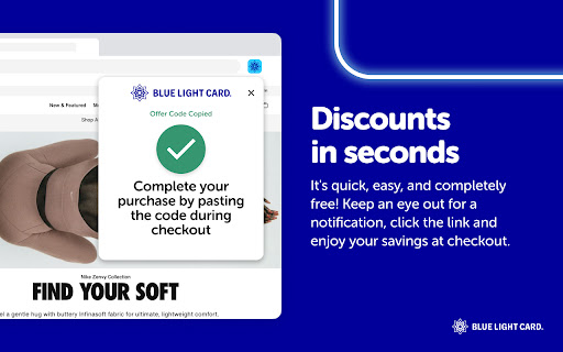 Blue Light Card - Save big on the brands you love screenshot