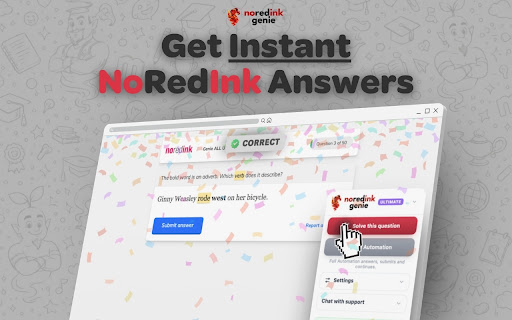 NoRedInk Answers | NoRedInk Genie | Auto Solver & Answer Bot screenshot