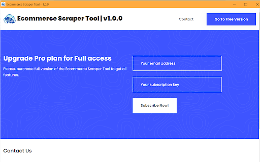 Ecommerce Scraper Tool – Extract Product Listings & Prices screenshot