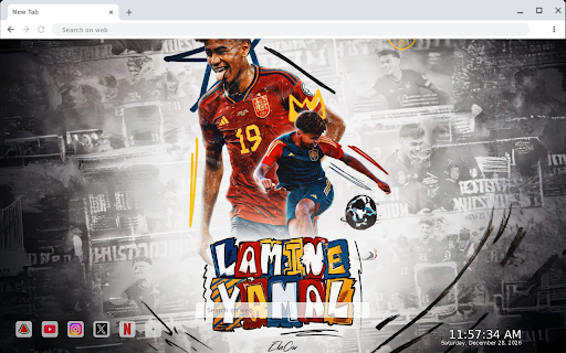 Lamine Yamal Live Wallpaper screenshot