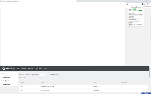 Matomo Helper screenshot
