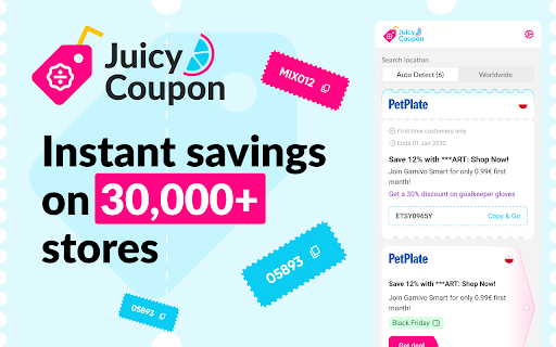 Juicy Coupon screenshot