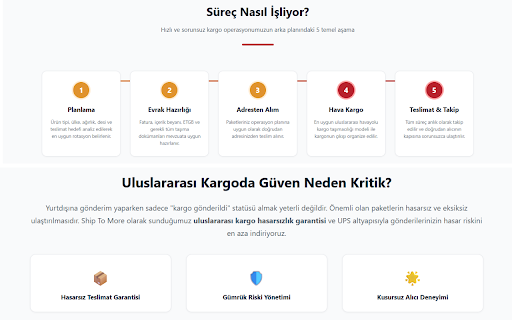 Ship To More – Uluslararası Kargo Rehberi screenshot