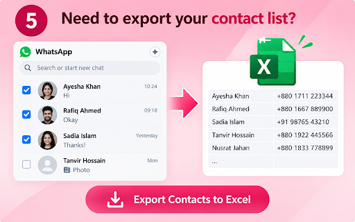 WA Contact Exporter Pro – Chats & Groups screenshot